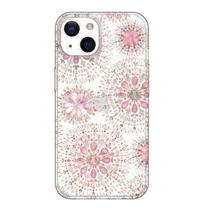 💜 iPhone 14 Plus Silicone Blush Mandala Phone Case